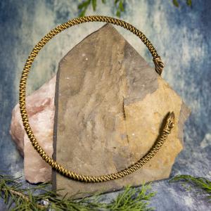 Torc - Necktie FIONN - brass