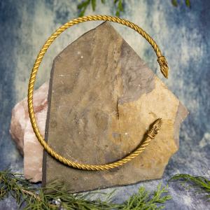 Torc - Necktie ASTERIX - brass