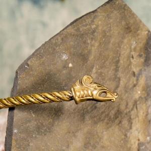 Torques - nákrčník ASTERIX - mosaz 2