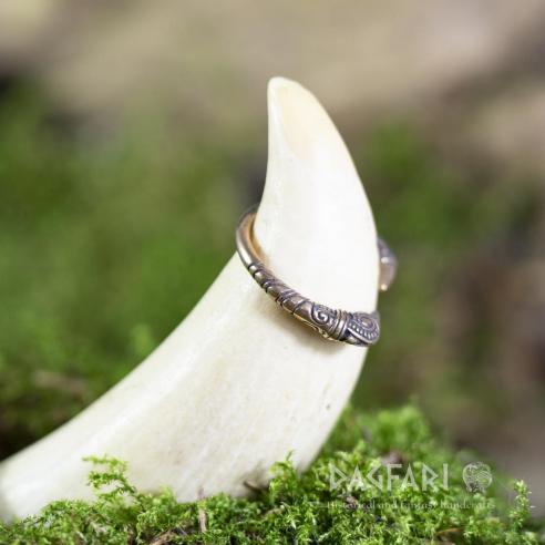 Ring ravens - bronze