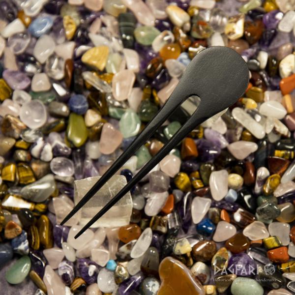 Hair pins Valanthe - hand painted wood SALE