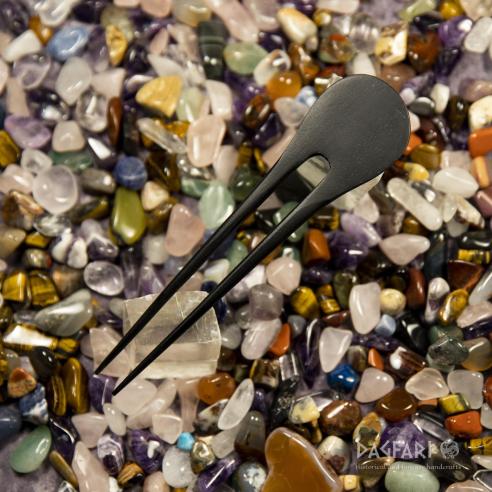 Hair pins Mialee - hand painted wood SALE