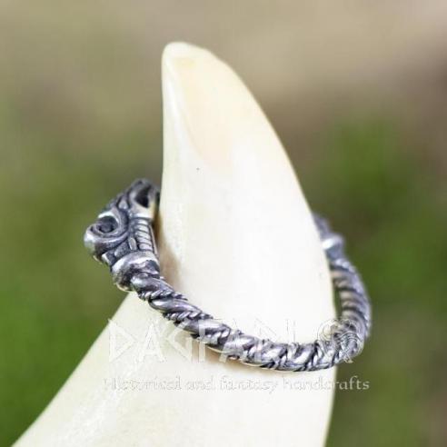 Prsten Drak - stříbro, Ag 925/1000