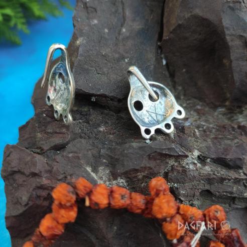 Winingas, leg wraps hooks, Gnezdovo, Gorodische, Novgorod, Birka, Staraya Ladoga - silver plated