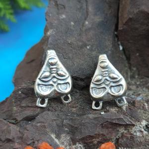 Winingas, leg wraps hooks, Gnezdovo - silver plated