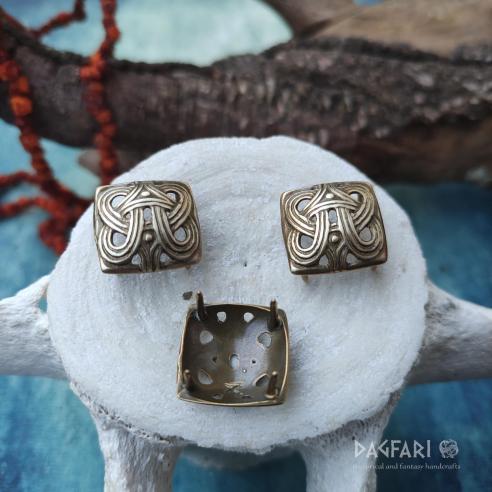 Replika kování - Opasková zdobení na vikinský opasek, Birka