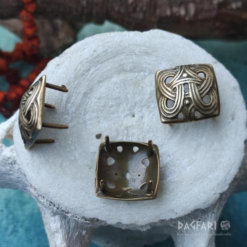 Replika kování - Opasková zdobení na vikinský opasek, Birka