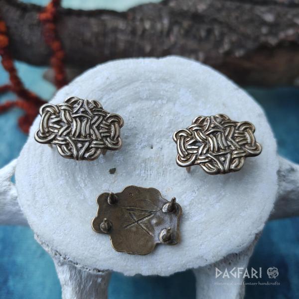 REPLIKA Wikinger dekorative Gürtelbeschläge - Knoten