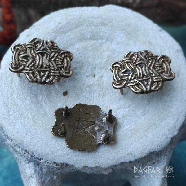 REPLIKA Wikinger dekorative Gürtelbeschläge - Knoten