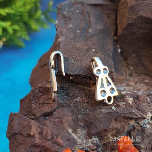 Haken für Wandewickel, Kiewer Rus - versilbert