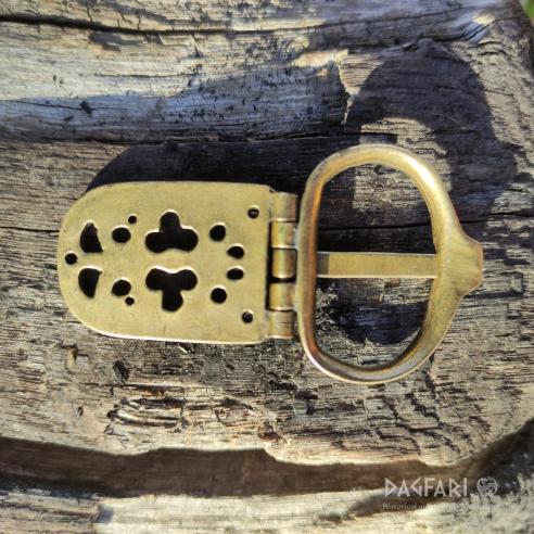 Avar belt buckle Šaľa (SK) - Bronze