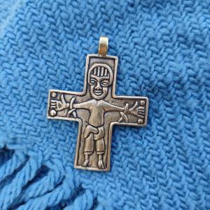Viking cross from Sweden with symmetrical representation of Christ 2