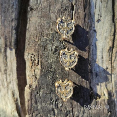 Replika kování - Avarské opaskové ozdoby, Šaľa (menší z kompletní garnitury)