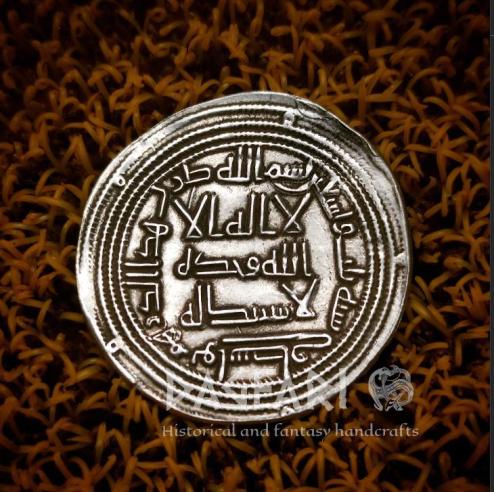 Dirham from Viking graves, Yazid II. - silver coin