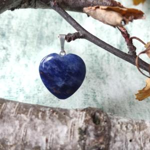 Blue heart from Lapis Lazuli for best friends