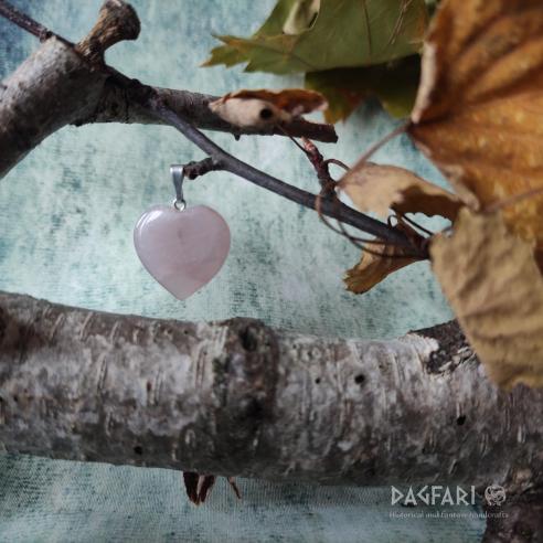 Edelstein Herz - Rosenquarz, der Stein der Liebe