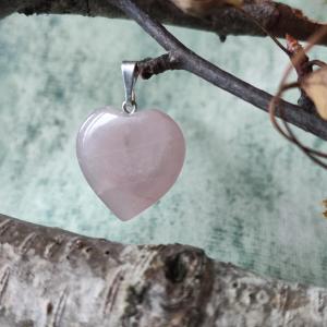 Gemstone Heart - Rose quartz, the stone of love