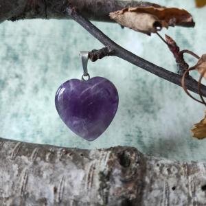 Purple Heart of Amethyst for quitting addiction