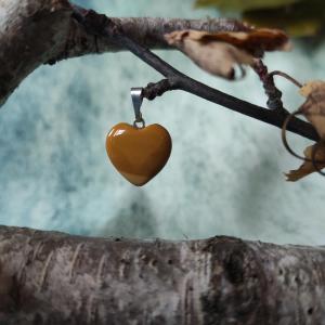 Mineral Little Heart Jasper yellow mookait - immunity boosting 2