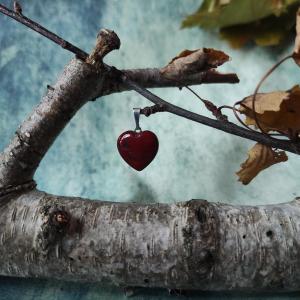 Minerální srdíčko Jaspis červený - ochrana před nočními můrami 2