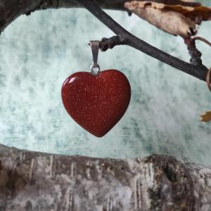 Srdíčko Zlatý Avanturin, skvělý dárek pro holčičky