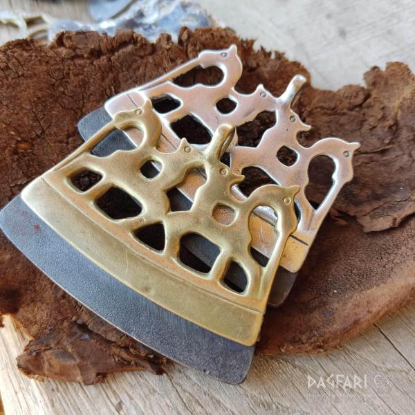 Křesadlo VIKING, Jezdci na koních, obřadní ocílka - postříbřené