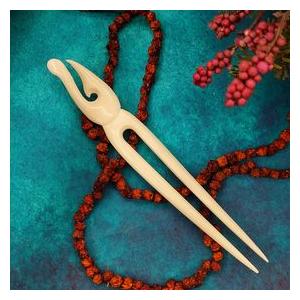 Originální jehlice z kosti do vlasů Róisín - doprodej 2