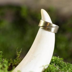 Ring mit Runen gegen negative Kräfte - Messing 2