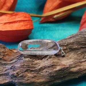 Křišťálový přívěsek - tromlovaný polodrahokam pro jasnozřivé