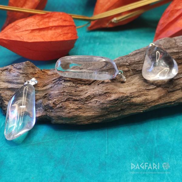 Crystal tumbled semi-precious stone for the clear-eyed