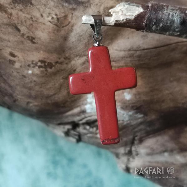 Cross Jasper red - protection against nightmares