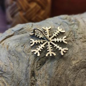 Viking pendant Aegishjalmur - Helm of Awe, the magical Icelandic symbol 2