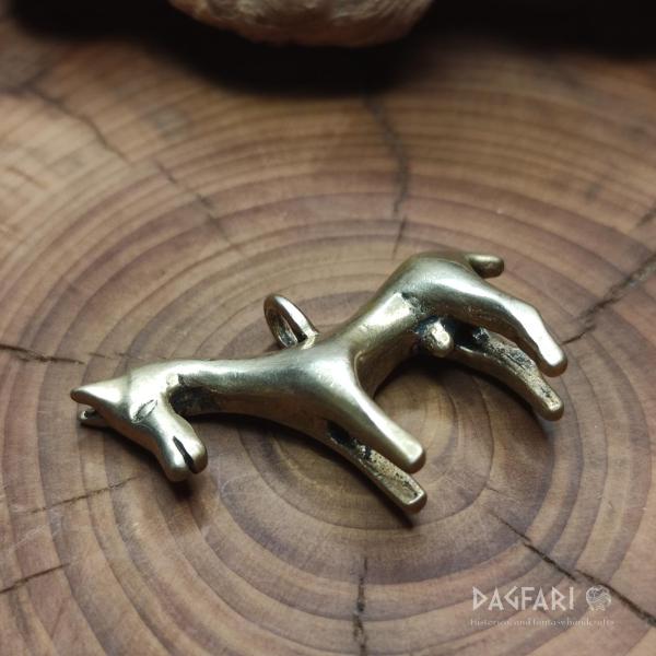 Antike Gälisches Pferd - bronze