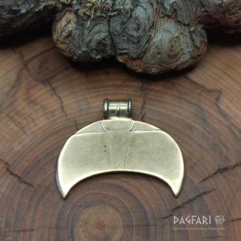 Bronze Replik einer Lünette aus der Altstadt, Lunice zu Großmähren, Granulation