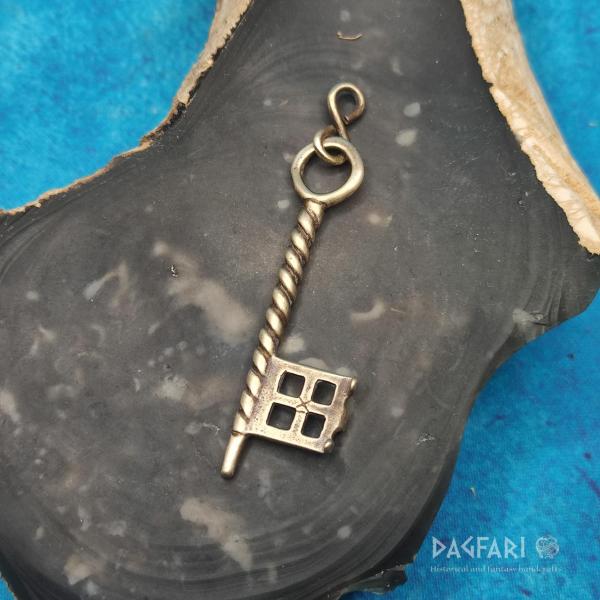 Small key for chain hanging on brooches VIKING