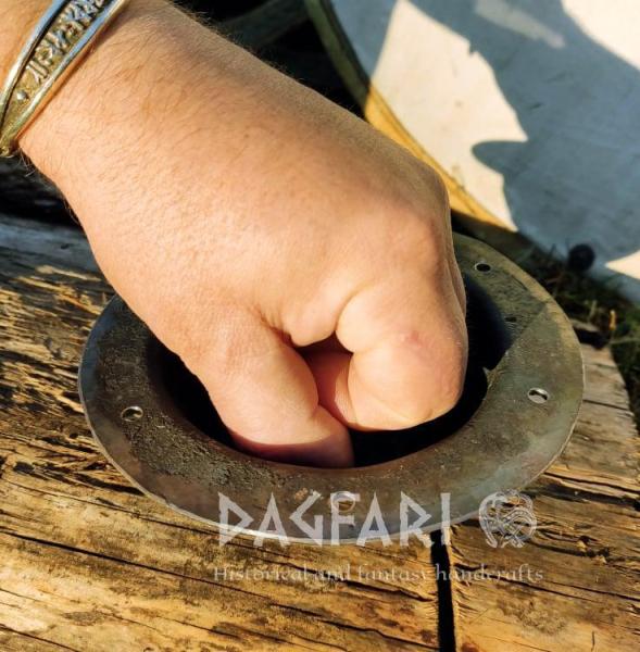 Forged UMBO shield puck - small - honest Czech product