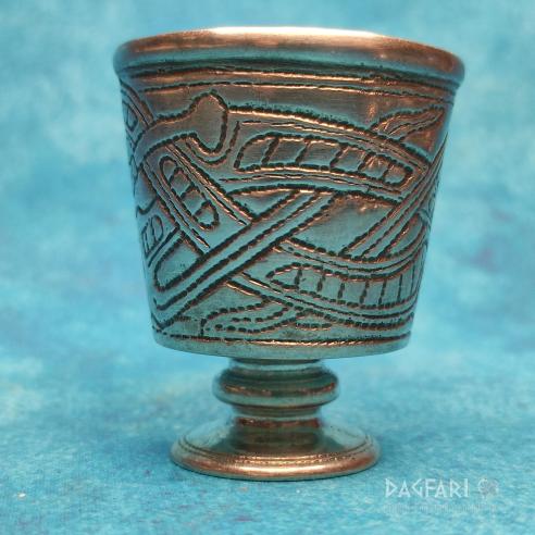 Silver plated goblet from Jelling from the tomb of King Gorm
