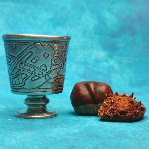 Silver plated goblet from Jelling from the tomb of King Gorm 2