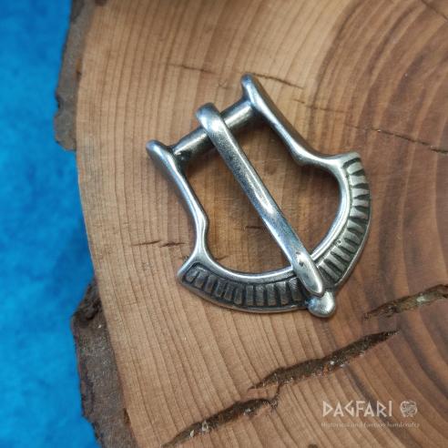 VIKING - Popular small belt buckle for all kinds of belts - silver plated