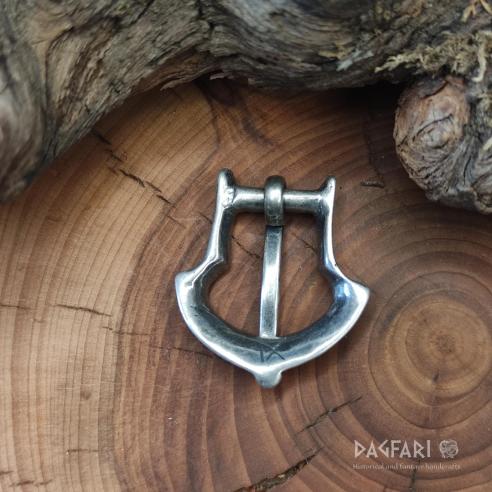 VIKING - Popular small belt buckle for all kinds of belts - silver plated