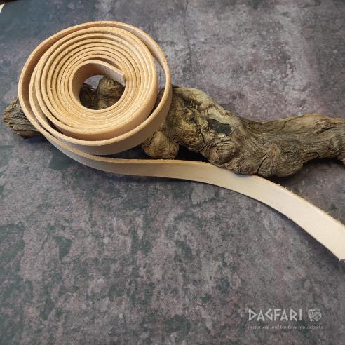 Dünn Gürtel aus Leder, Rindsleder 1 cm x 200 cm