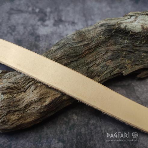 Lang Gürtel aus Leder, Rindsleder 1,5 cm x 200 cm