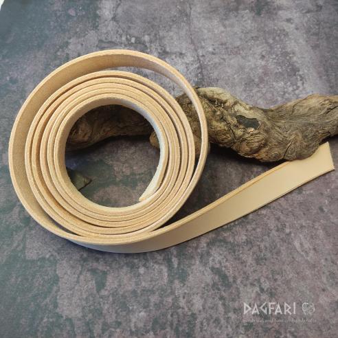 TOP Lang Gürtel aus Leder, Rindsleder 2 cm x 200 cm