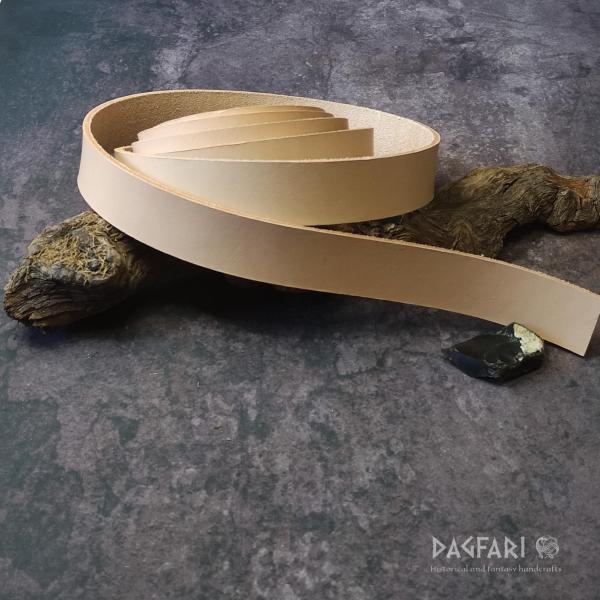 Kvalitní kožený řemen na opasek z hovězí kůže, 2,5 cm x 200 cm