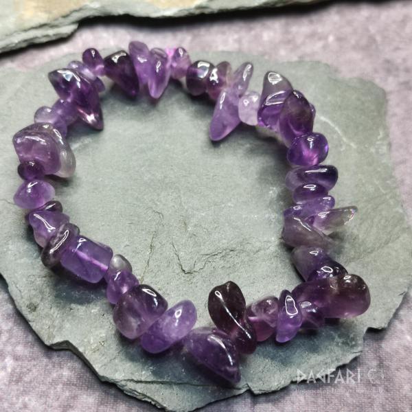 Bracelet Amethyst - Temperance, purity, spirituality, spiritual knowledge