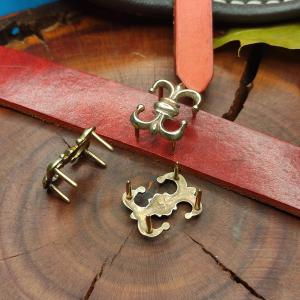 Dekorative Gürtelbeschläge aus Messing Clown 2