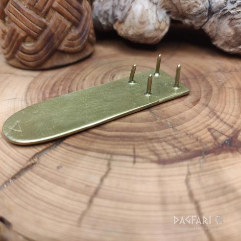 VIKING Qualitätsmessing Riemenzunge - Skandinavien