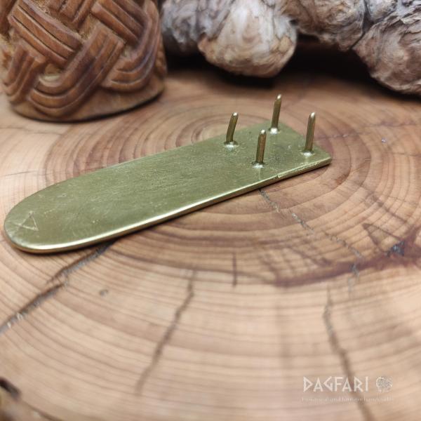 VIKING kvalitní mosazné nákončí na opasek - Skandinávie