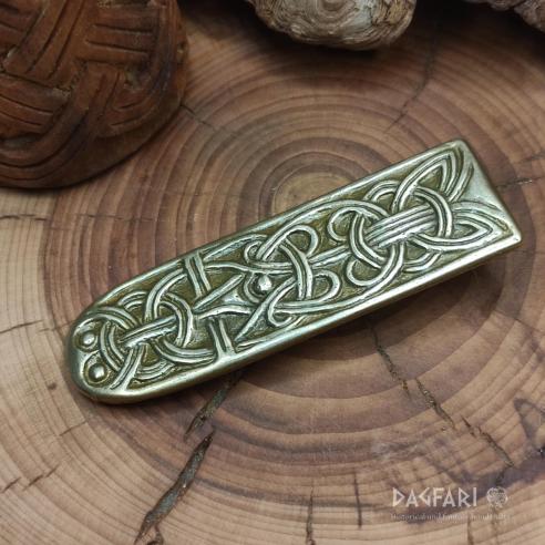 VIKING quality brass Strap end - Scandinavia