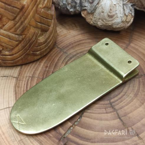 VIKING beautiful brass Strap end - Norway